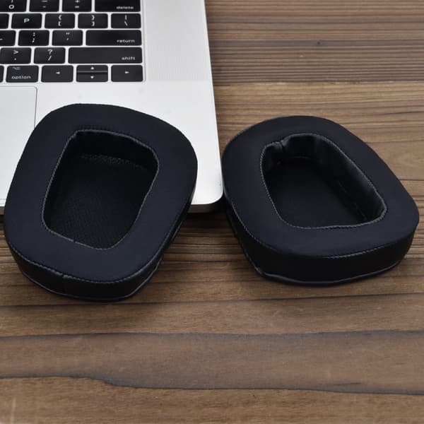 Erstatningsøreputer og etuier for Logitech G633/G933 Black