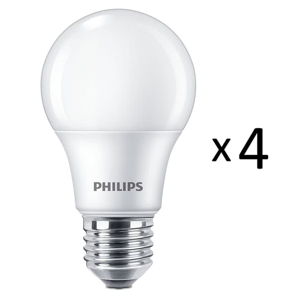 4-pack LED E27 Normal Frost 60W 806lm