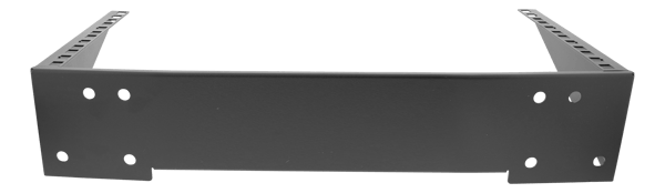 19" Vertical wall bracket, 4U, max 60kg, steel construction