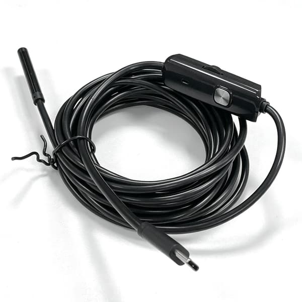USB-C Endoskop för Android/Windows IP67 vattentätt Black 3.5m