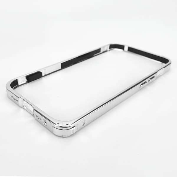 Aluminiumlegering Bumper Cover til iPhone 15 Silver
