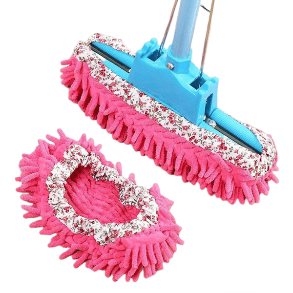 Mopptofflor för Golvrengöring - 1 par Pink