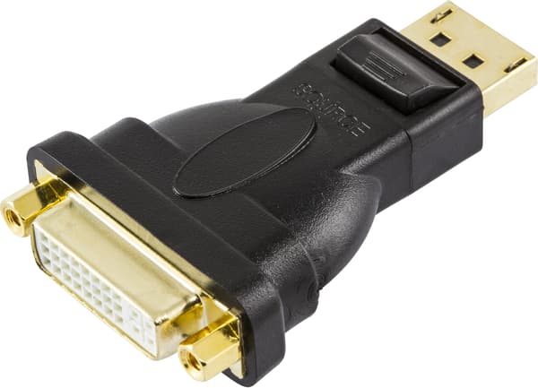 DisplayPort to DVI-I Dual Link adapter, black