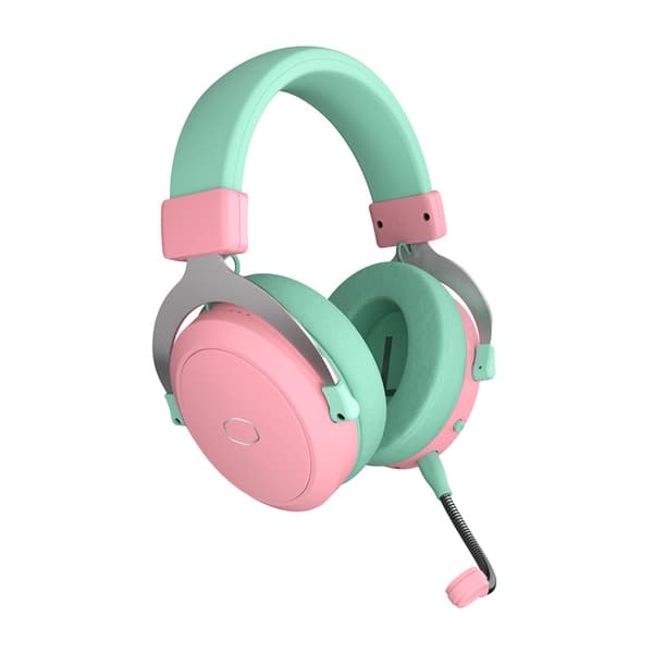 Cooler Master CH351-MC spelhörlurar (grön-rosa)