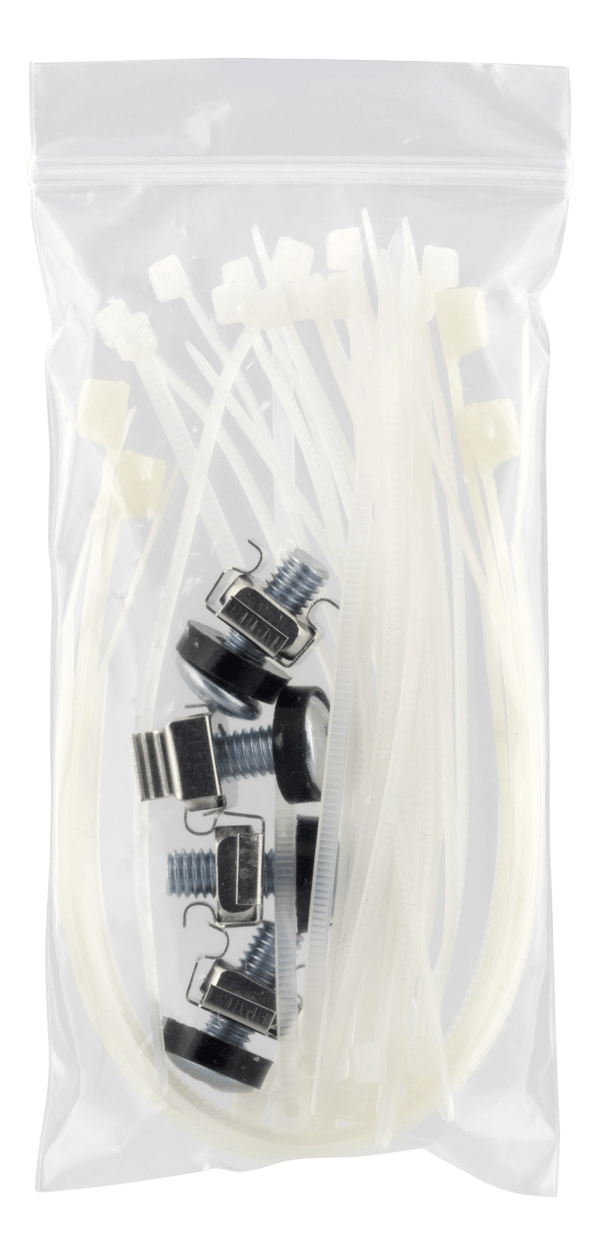 UTP patch panel 24xRJ45 Cat6 0.5U 19" cable support black