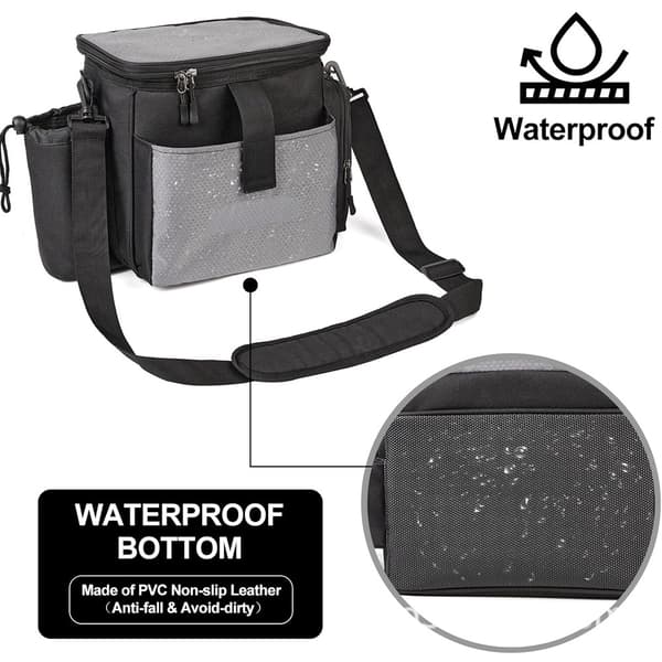 Disc Golf Bag för 13+ Discar, Vattenflaskhållare