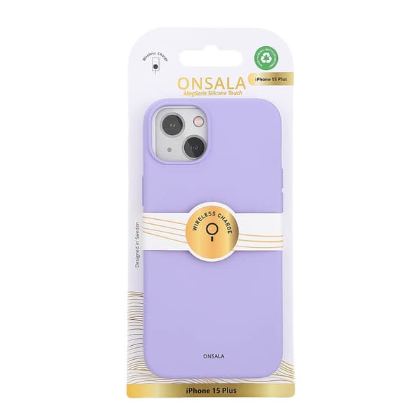 Back Sil Touch Recycled MagSerie iPhone 15 Plus Purple
