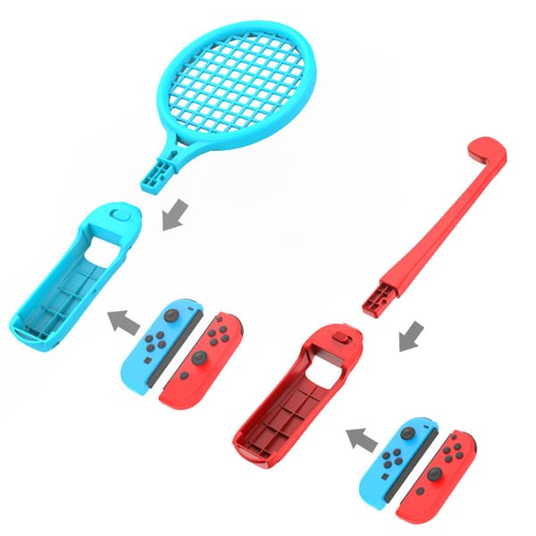 Nintendo Switch tarvikkeet urheilupeleihin 12 osaa MultiColor