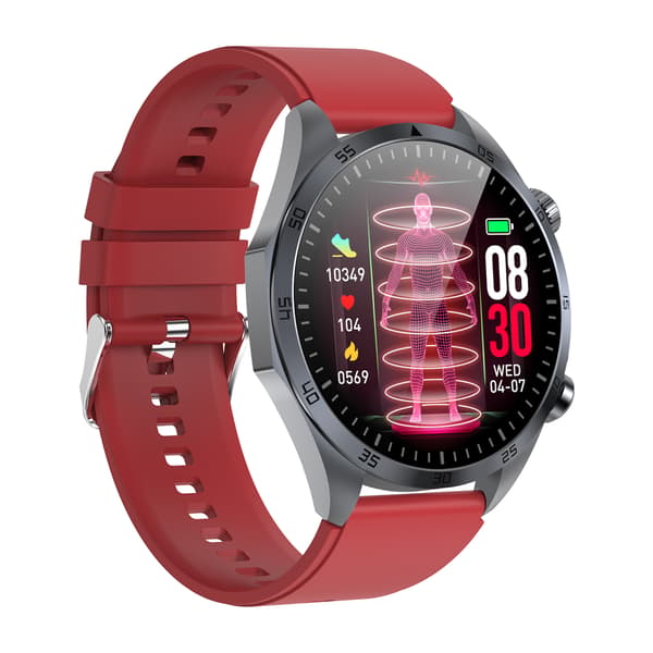 Smartwatch med avancerad hälsoövervakning Red