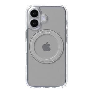 Torras Ostand Pro Cover til iPhone 16 Plus (gennemsigtig)
