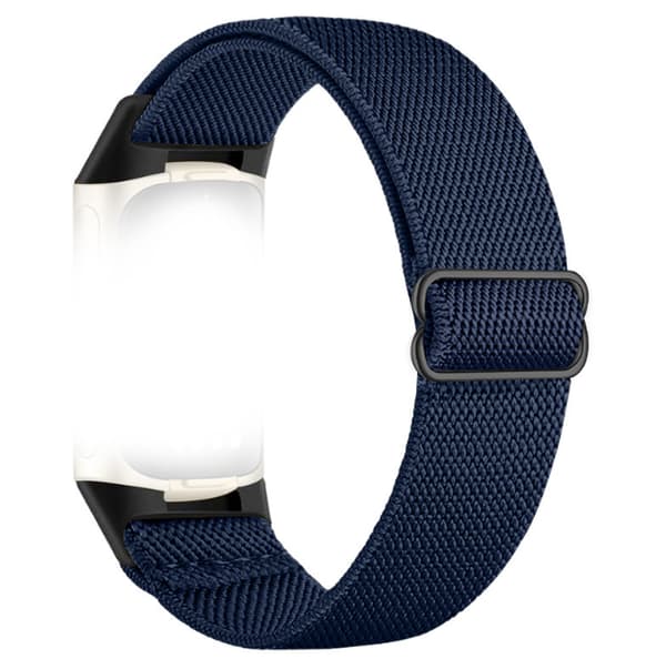 Nylon klokkerem til Fitbit Charge 5/6 NavyBlue