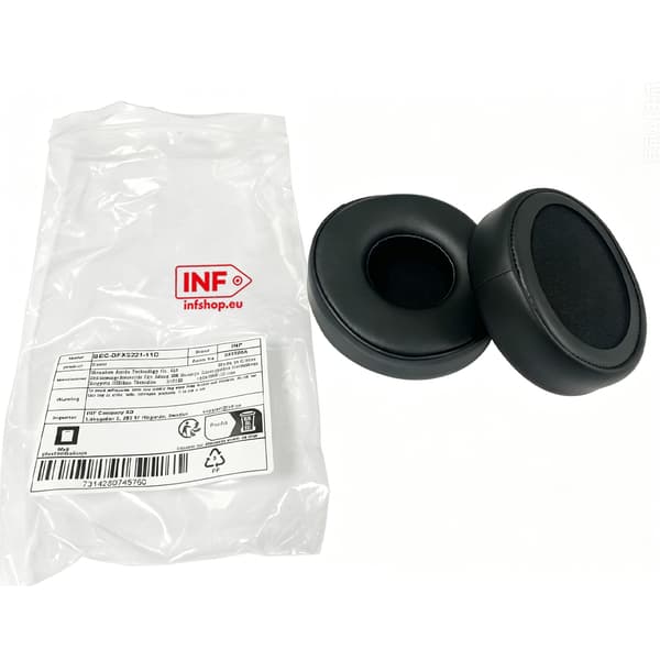 Erstatningsøreputer for Panasonic Technics Professional RP-DJ1200/1205/1210 Black