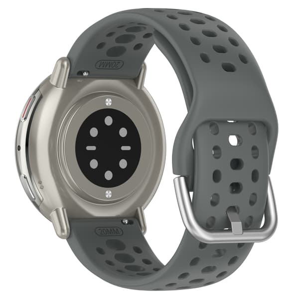 Amazfit Active 2 Band - Andningsbart silikon sportbyte DarkGrey