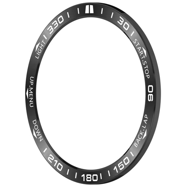 Garmin Tactix 8 51mm Solar Bezel - Sort rustfrit stål