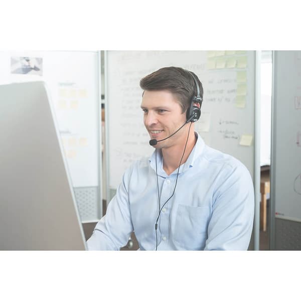 Hodetelefon PortaPro Communication Headset On-Ear Mic Sort