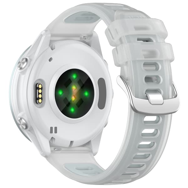 Jelly-ranneke Garmin Forerunner 570 20MM -kelloon White