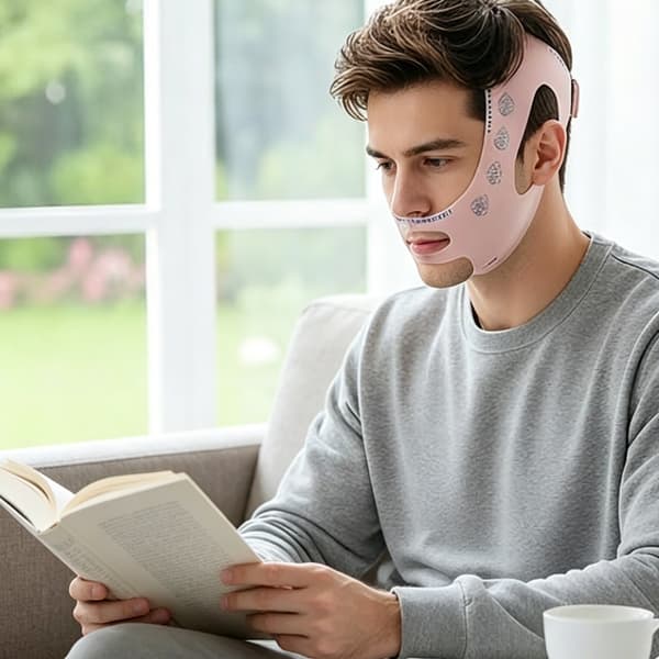 Mask för Ansiktslyft under Sömn Beige