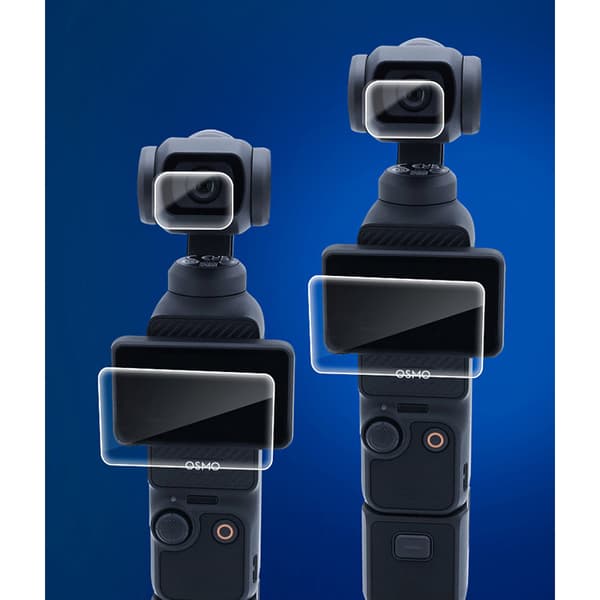 2 linssinsuojaa, 2 näytönsuojaa DJI OSMO Pocket 3:lle