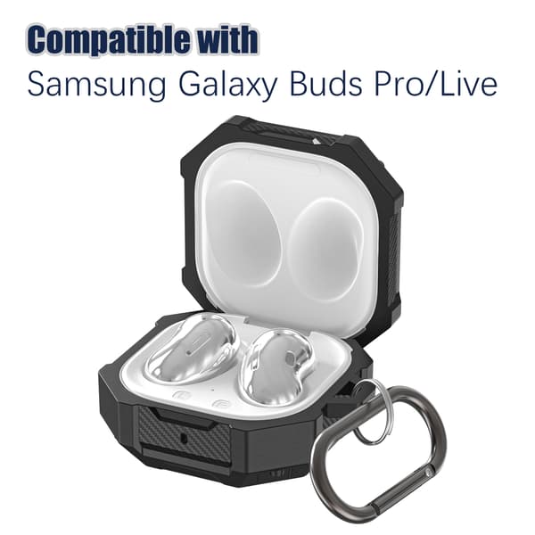 Suojakotelo Black Samsung Galaxy Buds Pro/Live
