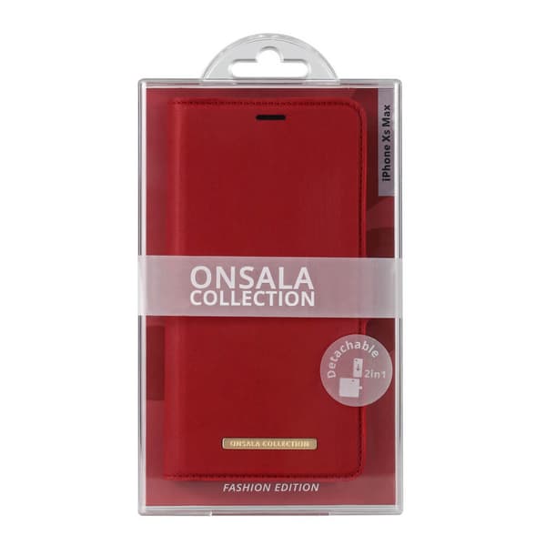 COLLECTION Lompakko Saffiano Red iPhoneXs Max