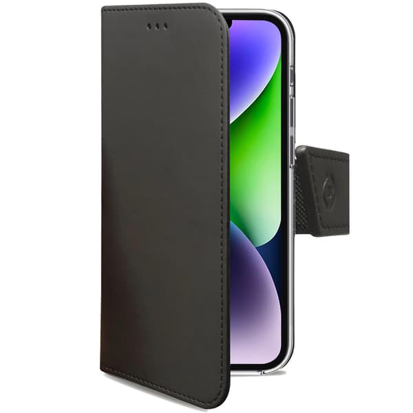 Lommebokdeksel til iPhone 14 Plus, svart