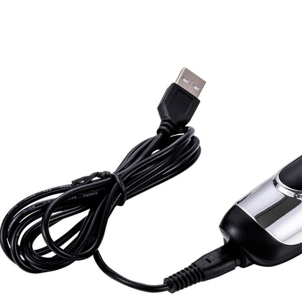 Hårklipper med LCD-skjerm og tilbehør Silver