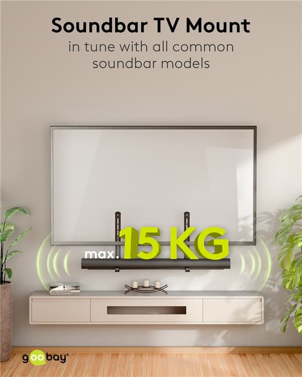 Soundbar-montering til tv-apparater Universal