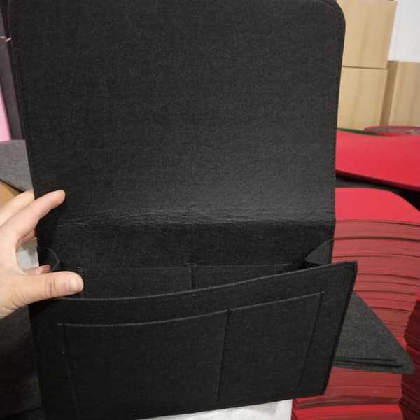 Filtoppbevaringspose til seng/sofa Black