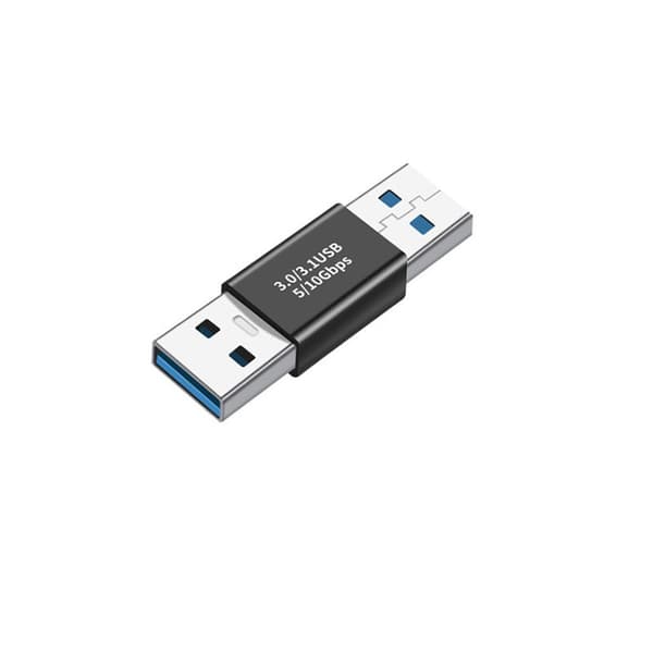 USB 3.0 Hane till Hane Adapter - Höghastighetsdataöverföring, 5Gbps, 2-pack