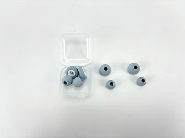 Brusreducerande öronproppar med förvaringsfodral Grey+Blue