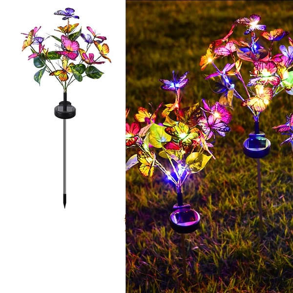 Solar sommerfuglelys til udendørs have