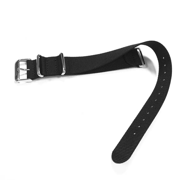 Vaihde Nylon Rannekello - 22 mm Black