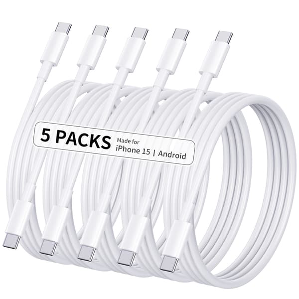 5 kpl 2M CTO C -datakaapeli, PD60W pikalatauskaapeli 5-pack M