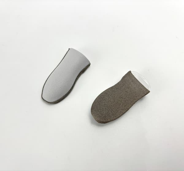 Fingertutter for Gaming i Sølvfiber (Grå Krigsbjørn)