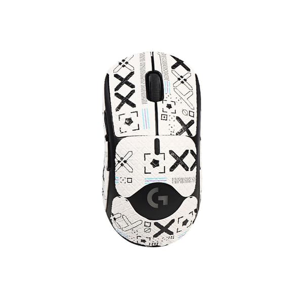 Anti-skli musegrepstape for Logitech GPW1 White