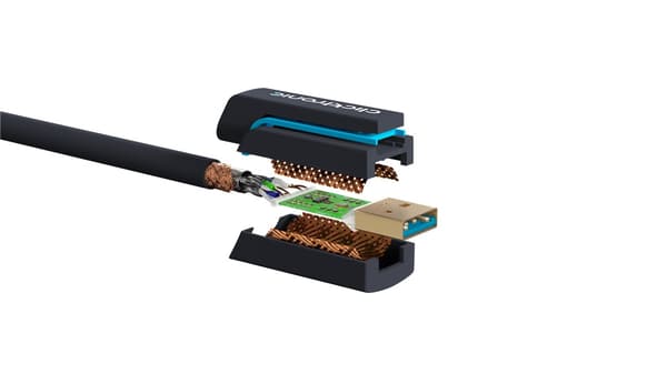 Adapterkabel från USB-A till USB-B 2.0
