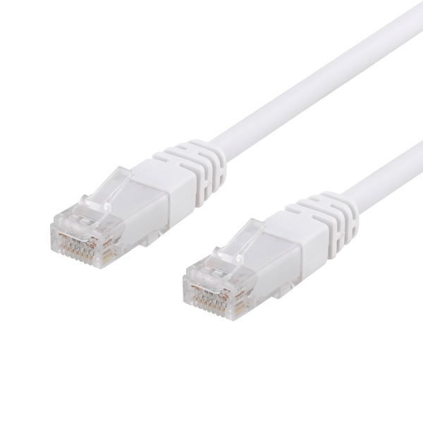 U/UTP Cat6 patch cable, CCA, 0.3m, 250MHz, white