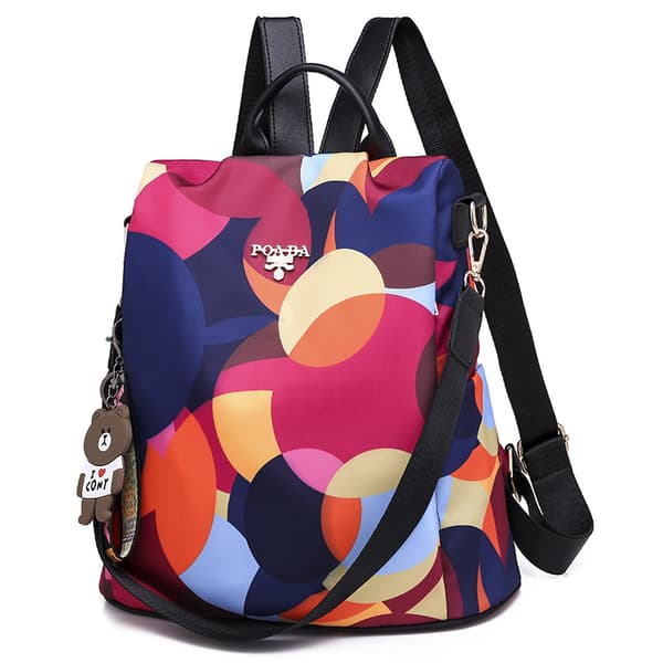 Vedenpitävä reppu varkaudenestolla MultiColor