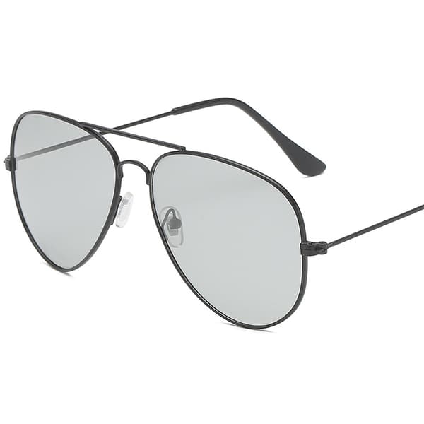 Frame Photochromic Polarized Sunglasses Black