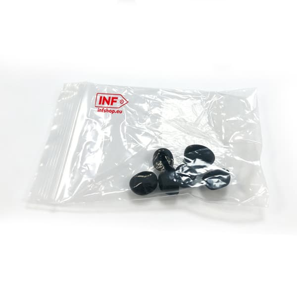 Erstatningsøreplugger i silikon til AirPods Pro Black