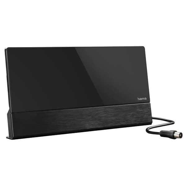 Indendørs Antenne Pro 55 DAB+/DAB/DVB-T2/FM Flad Sort
