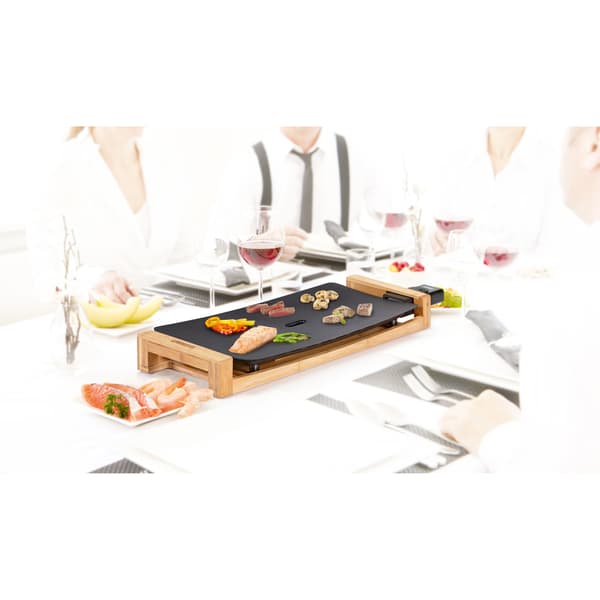 Bordgrill Table Chef Pure Black Bamboo 50X25