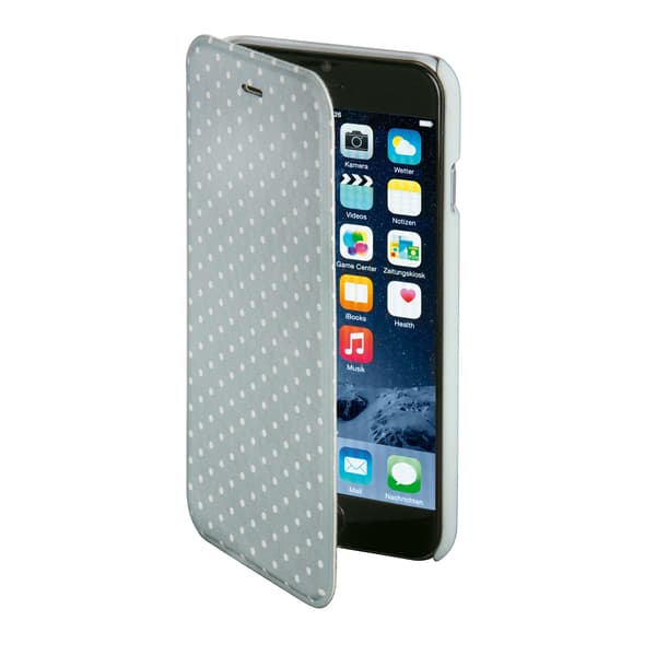 Plånboksväska DesignLine iPhone 6/7/8/SE Dots Glow Grey