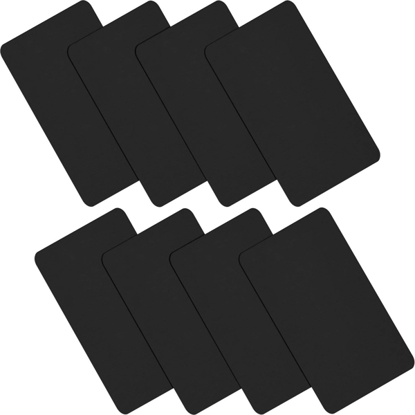 vanntette selvklebende reparasjonslapper, 8 stk. Black