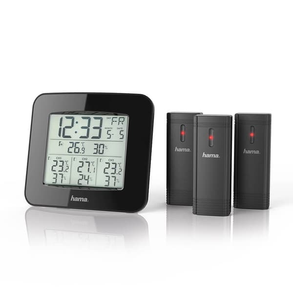 Sääasema EWS-Trio 3x Sensor Musta