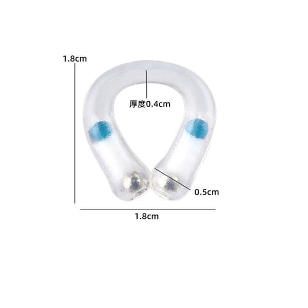 Effektiv Silikon Magnetisk Anti Snarknings Näsclips (2-pack)
