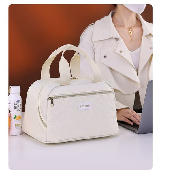 Isolert Lunsjveske for Arbeid Beige