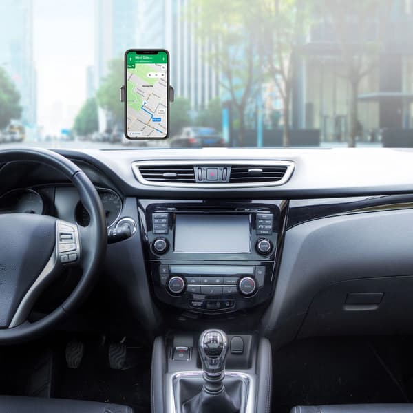 Mobil holder med sugeplugg