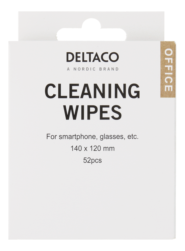 Office cleaning wipes for smartphone, 1-pack 52pcs