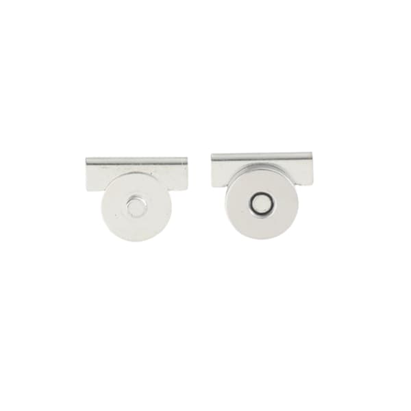 Magnetisk lås til tasker (10 stk.) Silver